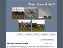Tablet Screenshot of cheslafarms.com